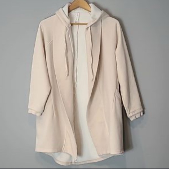 FABLETICS VANESSA HOODED CARDIGAN Soft pink size medium oversized style - Picture 2 of 14